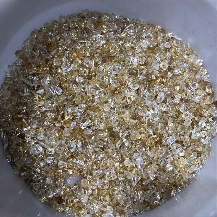 Natural Brazil Citrine Gravel Chips Wholesale