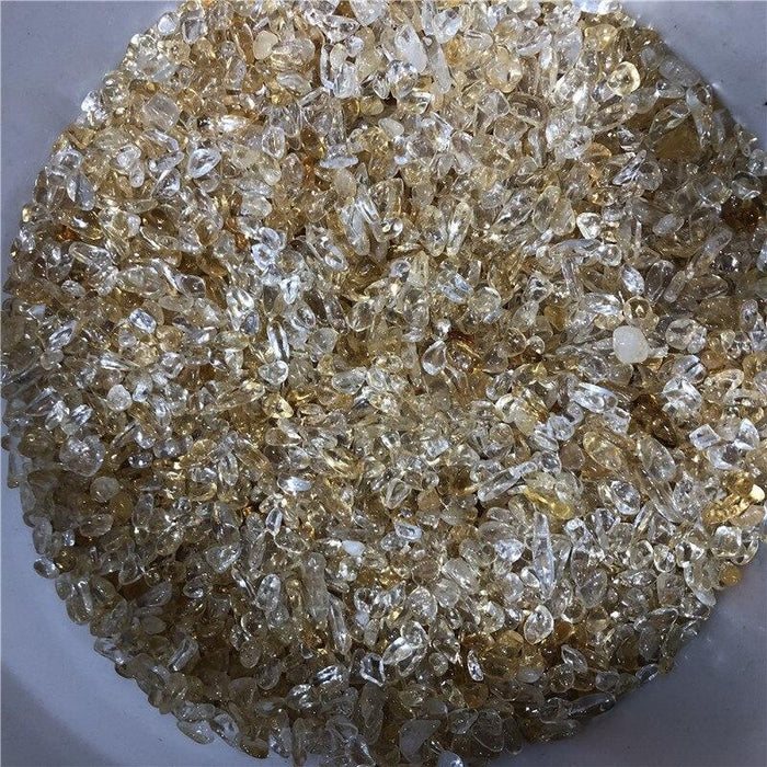 Natural Brazil Citrine Gravel Chips Wholesale