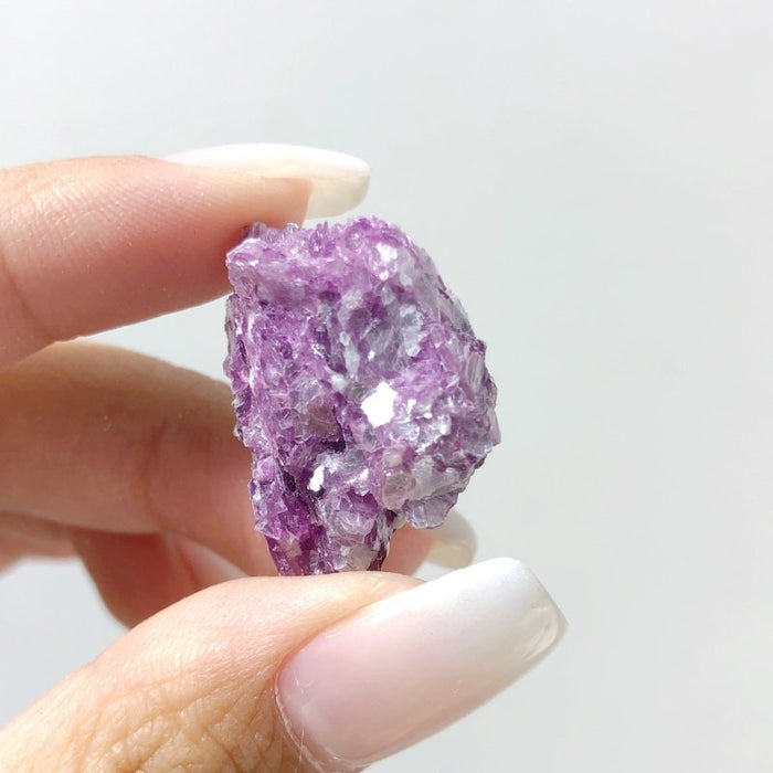 10.2lbs Raw Spark Purple Lepidolite Specimen