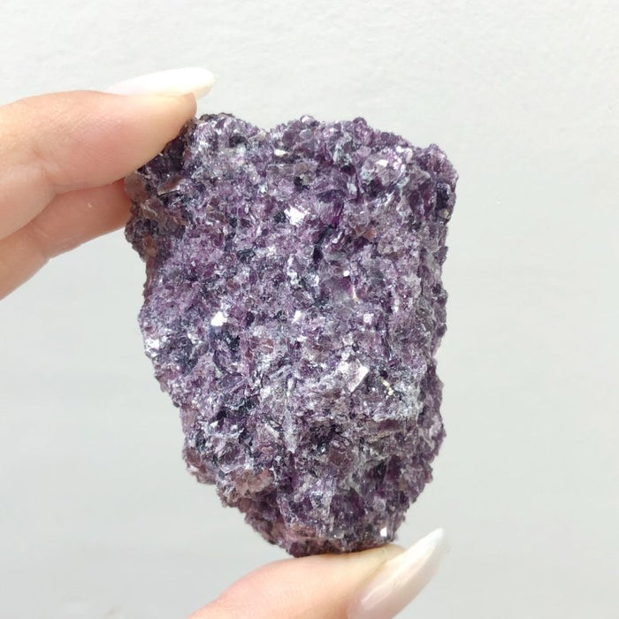 10.2lbs Raw Spark Purple Lepidolite Specimen