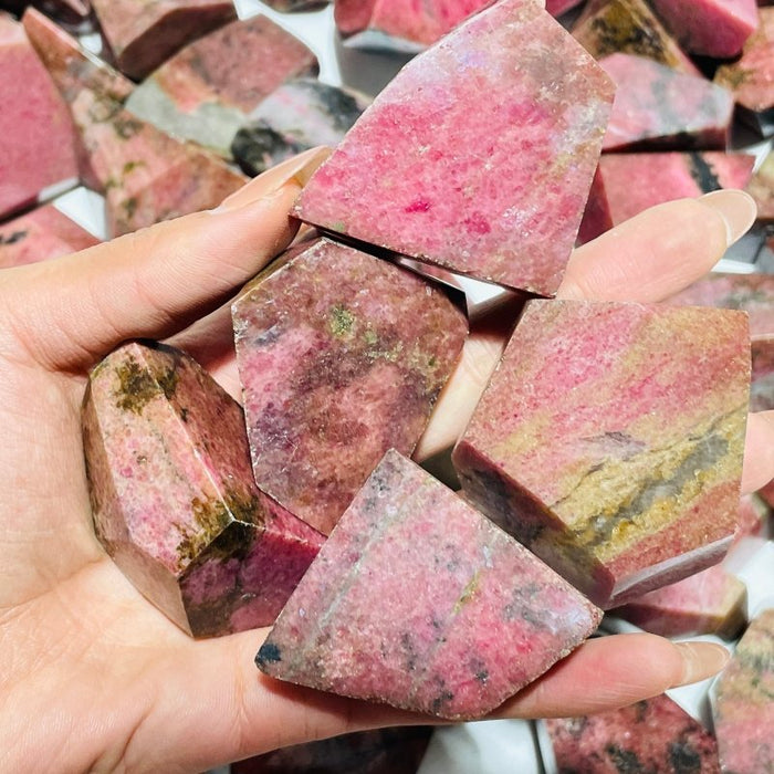 107 Pieces Red Rhodonite Free Form