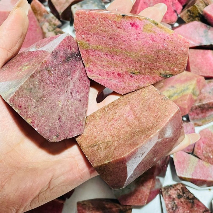 107 Pieces Red Rhodonite Free Form