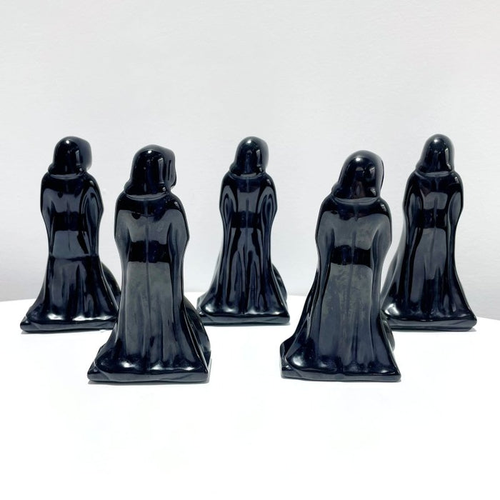10cm Halloween Obsidian Grim Reaper Carving Wholesale