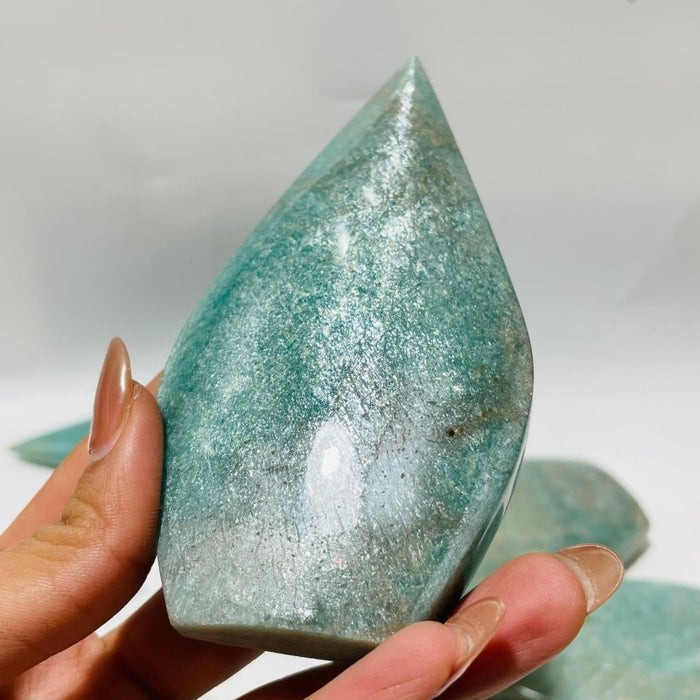 11 Pieces Amazonite Arrow Head Crystal Carving