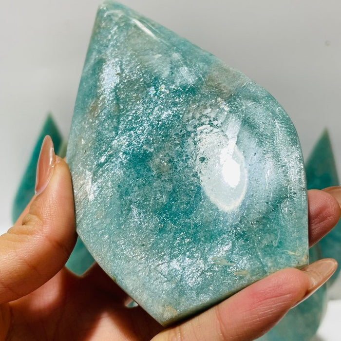11 Pieces Amazonite Arrow Head Crystal Carving