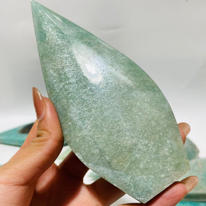 11 Pieces Amazonite Arrow Head Crystal Carving