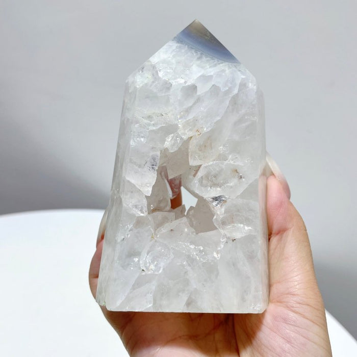 11 Pieces Unique Large Agate Geode Druzy Points