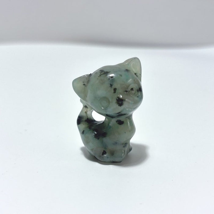 11 Types Cat Carving Wholesale Obsidian Pink Opal Yooperlite