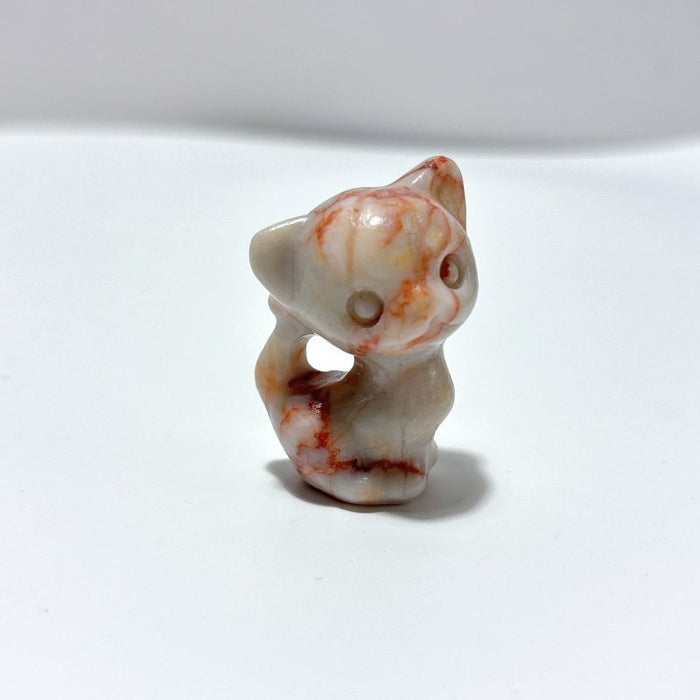 11 Types Cat Carving Wholesale Obsidian Pink Opal Yooperlite