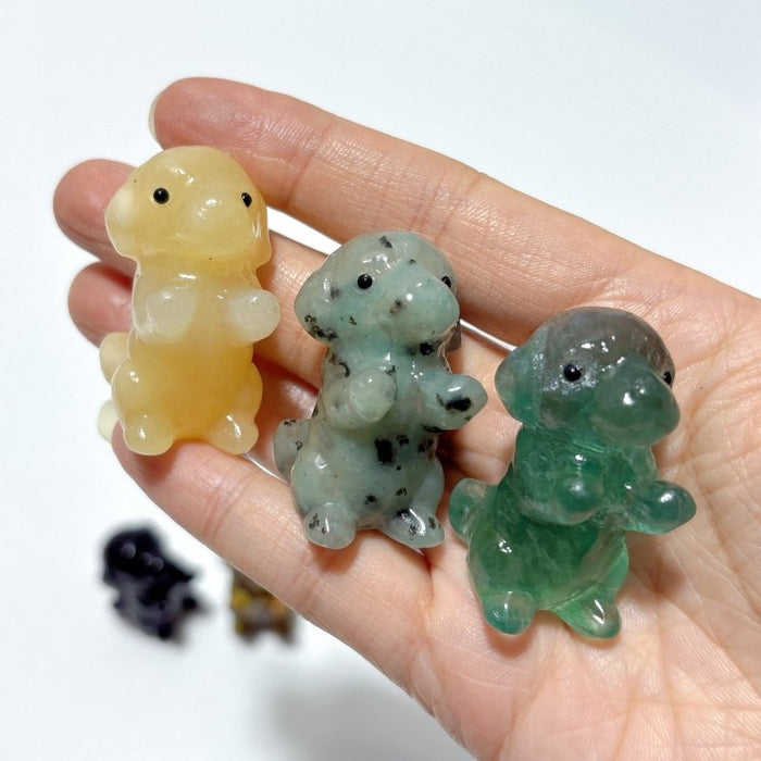 11 Types Dog Carving Wholesale Obsidian Pyrite Yooperlite