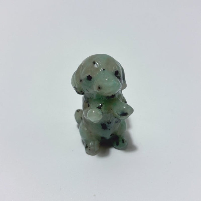 11 Types Dog Carving Wholesale Obsidian Pyrite Yooperlite