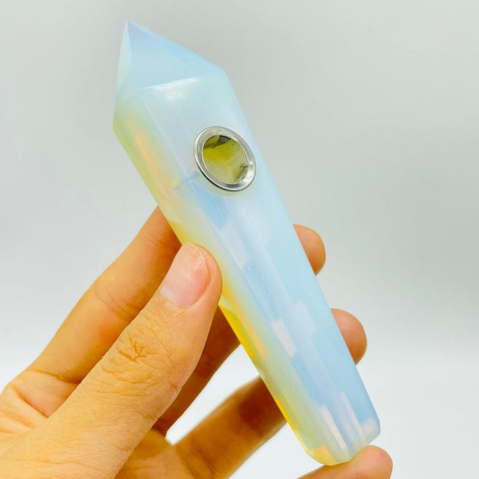 11 Types Side Hole Crystal Pipes Sodalite Apatite Rose Quartz Wholesale