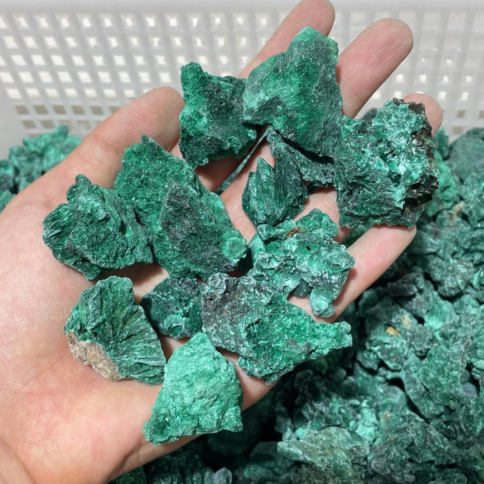 11lbs Natural Small Raw Malachite High Quality