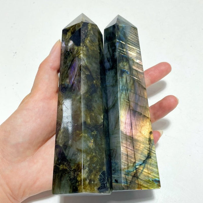 12 Pieces Beautiful Labradorite Large Tower