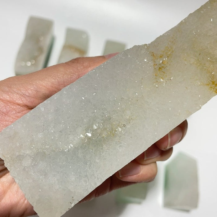12 Pieces Fluorite Geode Druzy Tower Points