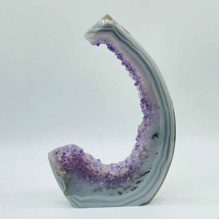 12 Pieces Polished Geode Amethyst Mixed Agate Leftover Tower
