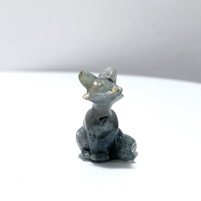 12 Types Fox Carving Wholesale Obsidian Pink Opal Yooperlite