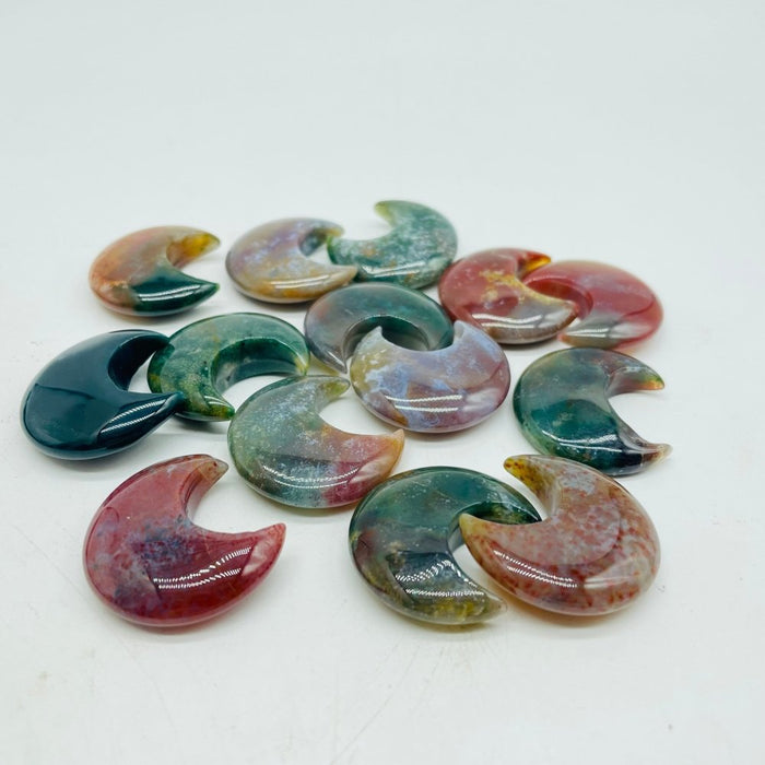 1.2in (3cm) Ocean Jasper Star&Moon Wholesale