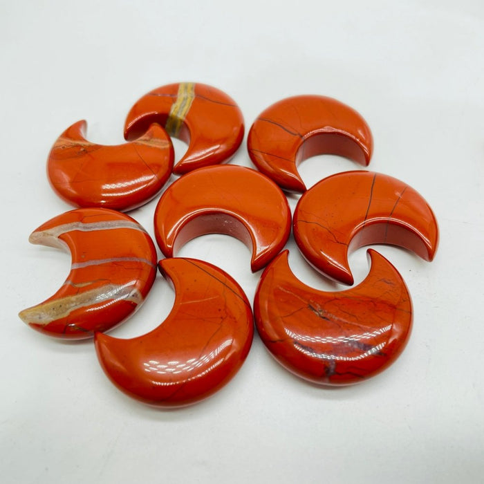 1.2in (3cm) Red Jasper Star Moon Wholesale