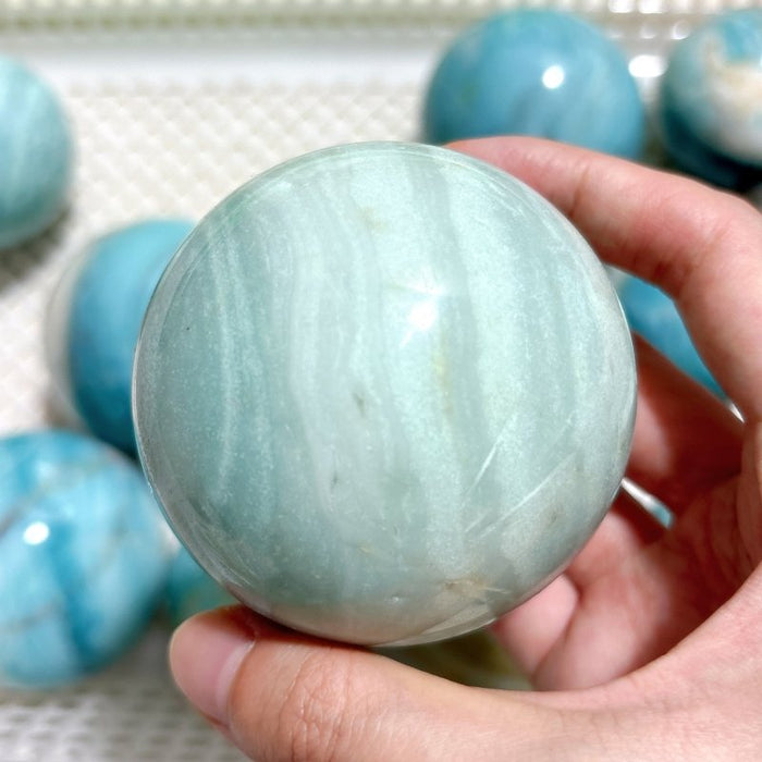 13 Pieces Beautiful Caribbean Calcite Spheres