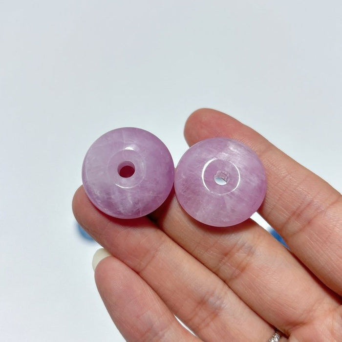 13 Pieces High Quality Mixed Material Donuts Aquamarine Kunzite