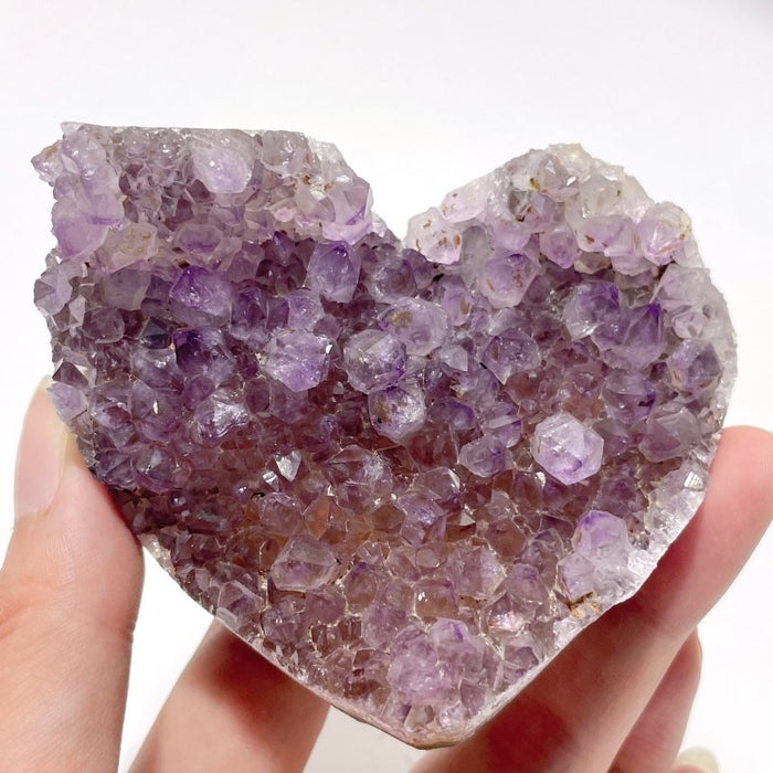 14 Pieces Beautiful Large Amethyst Cluster Heart