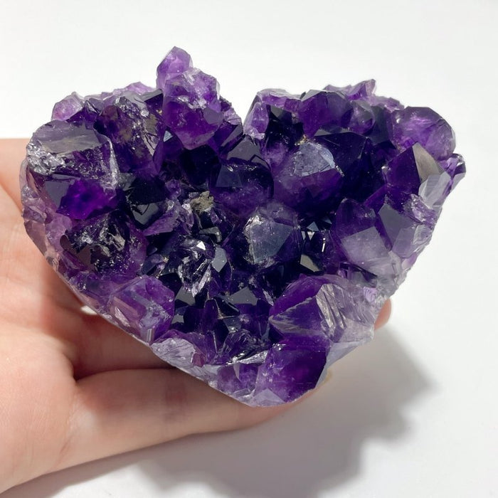 14 Pieces Beautiful Large Amethyst Cluster Heart
