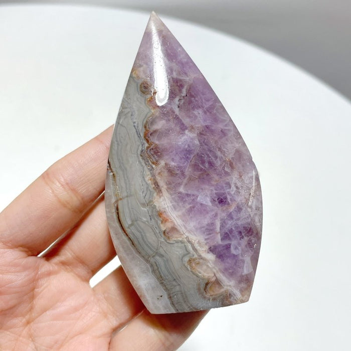15 Pieces Beautiful Amethyst Mixed Striped Agate Arrow Head