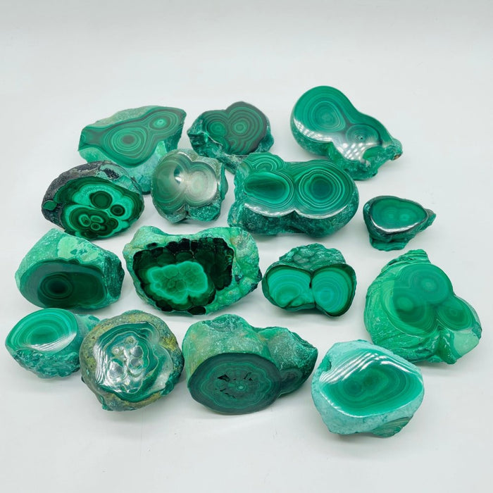 15 Pieces Polished Malachite