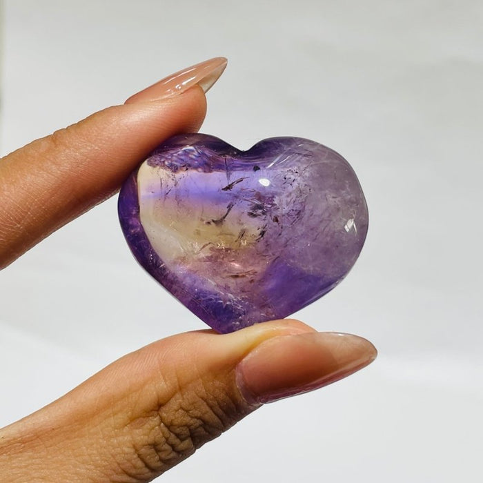 152 Pieces Small Ametrine Heart Crystal