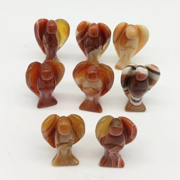 1.5in Carnelian Angel Carving Wholesale
