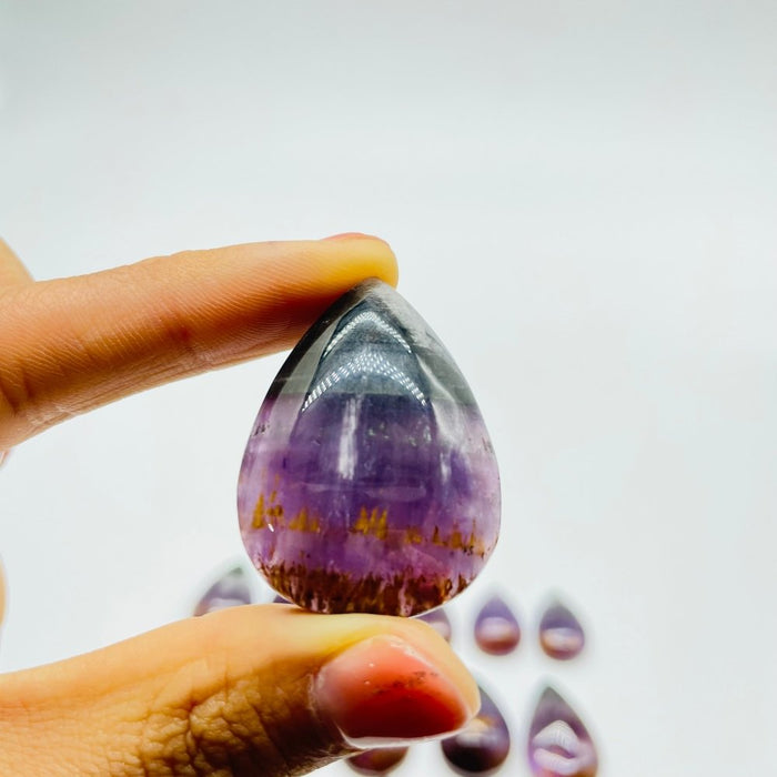 16 Pieces Auralite 23 Teardrop Pendant Crystal DIY