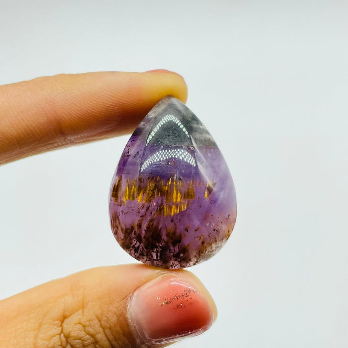 16 Pieces Auralite 23 Teardrop Pendant Crystal DIY