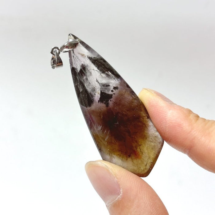 16 Pieces Rare Auralite 23 Ametrine Mixed Pyrite Crystal For Collection