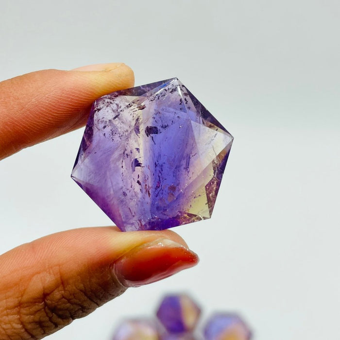 17 Pieces Beautiful High Quality Ametrine Star Of David Crystals