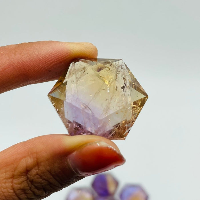 17 Pieces Beautiful High Quality Ametrine Star Of David Crystals