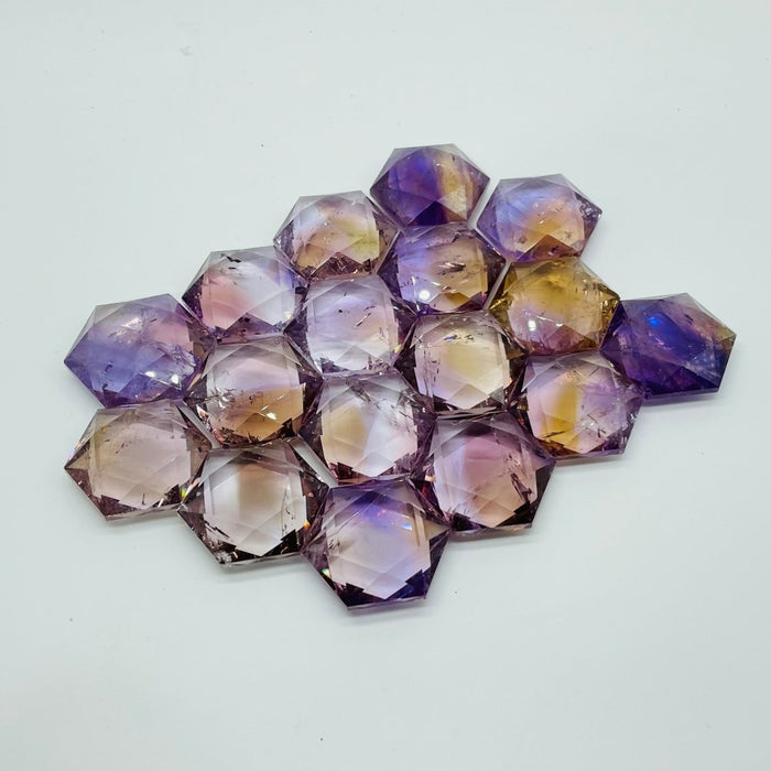 17 Pieces Beautiful High Quality Ametrine Star Of David Crystals