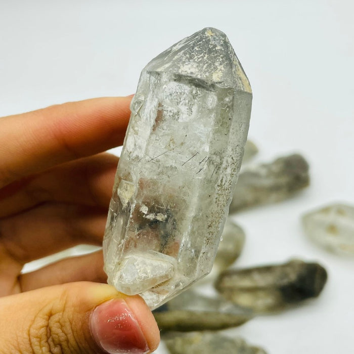 17 Pieces Raw Black Rutile Crystals