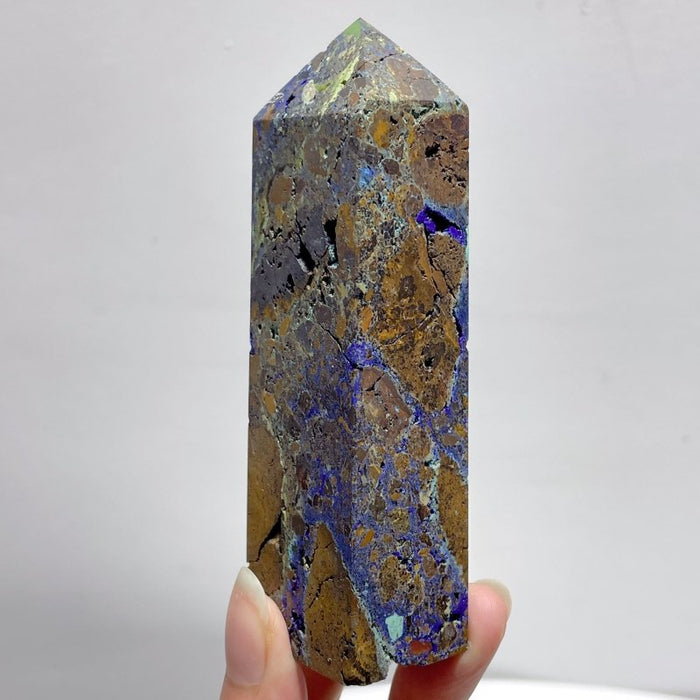 17 Pieces Unique Azurite Tower