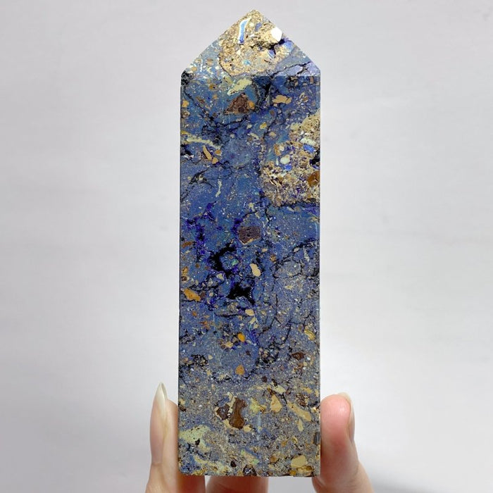17 Pieces Unique Azurite Tower