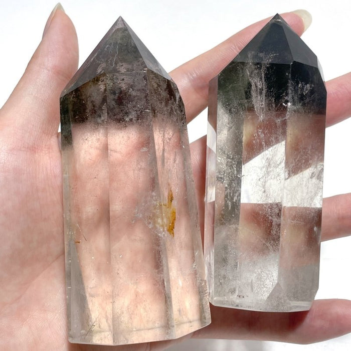 18 Pieces Garden Quartz Clear Tower