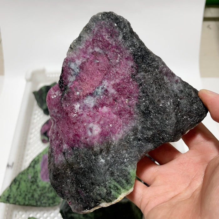 18 Pieces Raw Ruby Zoisite Stone Specimen