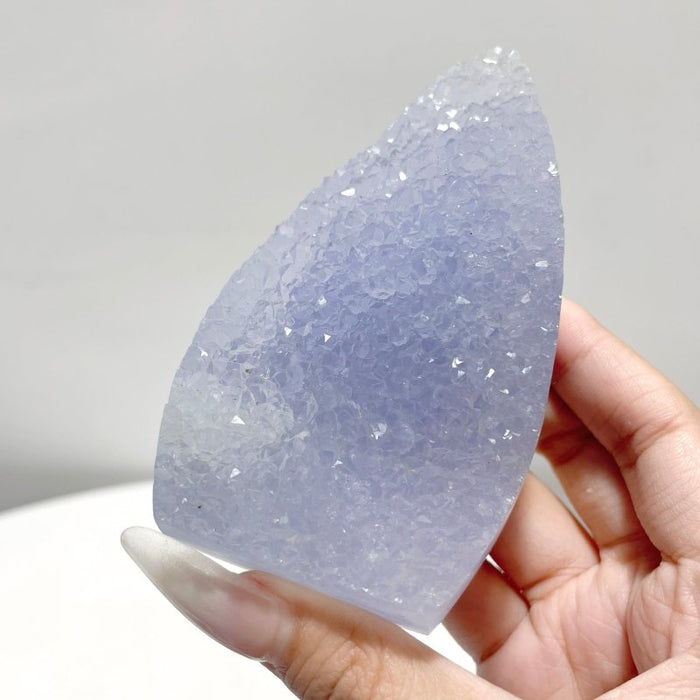 19 Pieces Blue Chalcedony Arrow Head Shape