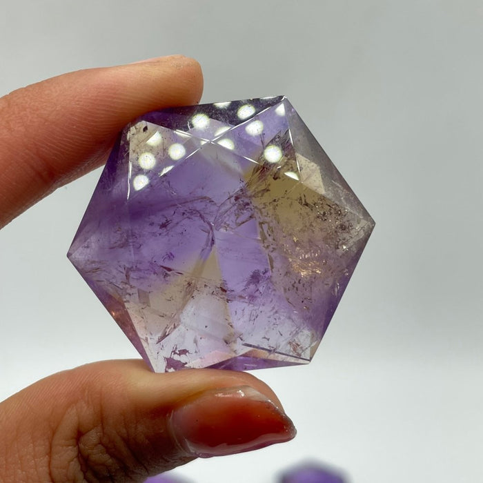 19 Pieces High Quality Ametrine Star Of David Crystals