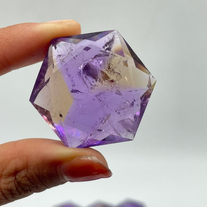19 Pieces High Quality Ametrine Star Of David Crystals