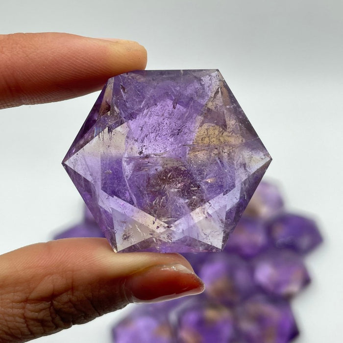19 Pieces High Quality Ametrine Star Of David Crystals