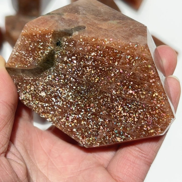 19 Pieces High Quality Sunstone Free Form