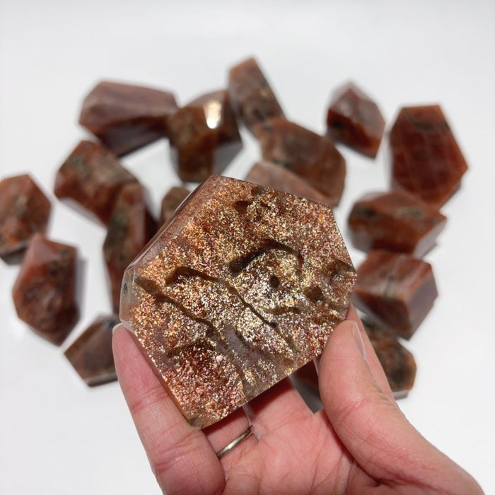 19 Pieces High Quality Sunstone Free Form