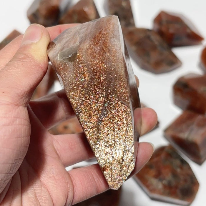 19 Pieces High Quality Sunstone Free Form
