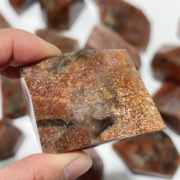 19 Pieces High Quality Sunstone Free Form